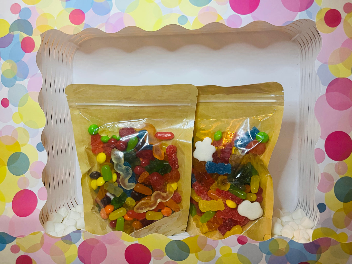 Rainbow candy mix